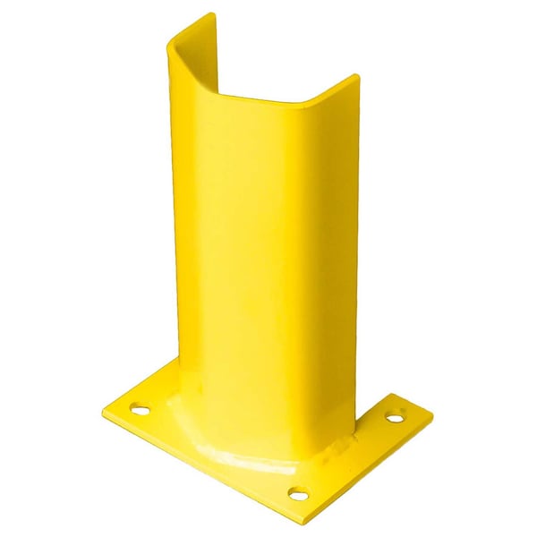 Bluff Manufacturing 12 H Steel Post Protector, 1/4 Thick, Yellow 1/4PO12-YEL - main